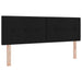 Pat boxspring cu saltea Negru 140 x 190 cm Țesătură - WALTI WALTI