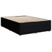 Pat boxspring cu saltea Negru 140 x 190 cm Țesătură - WALTI WALTI