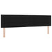 Pat boxspring cu saltea Negru 200 x 200 cm Țesătură - WALTI WALTI