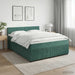 Pat boxspring cu saltea Verde închis 180 x 200 cm Catifea - WALTI WALTI