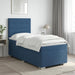 Pat boxspring cu saltea albastru 90 x 190 cm Țesătură - WALTI WALTI