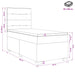 Pat boxspring cu saltea albastru 90 x 190 cm Țesătură - WALTI WALTI