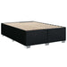 Pat boxspring cu saltea Negru 140 x 200 cm Țesătură - WALTI WALTI