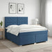 Pat boxspring cu saltea albastru 180 x 200 cm Țesătură - WALTI WALTI