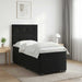 Pat boxspring cu saltea cu headboard Negru 80 x 200 cm Catifea - WALTI WALTI