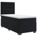Pat boxspring cu saltea cu headboard Negru 80 x 200 cm Catifea - WALTI WALTI