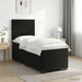 Pat boxspring cu saltea cu headboard Negru 80 x 200 cm Catifea - WALTI WALTI