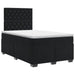 Pat boxspring cu saltea cu headboard Negru 120 x 190 cm Catifea - WALTI WALTI