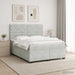Pat boxspring cu saltea Gri deschis 180 x 200 cm Catifea - WALTI WALTI