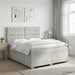 Pat boxspring cu saltea Gri deschis 160 x 200 cm Catifea - WALTI WALTI