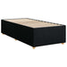 Pat boxspring cu saltea Negru 100 x 200 cm Țesătură - WALTI WALTI