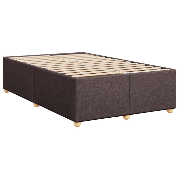 Pat boxspring cu saltea Maro închis 120 x 200 cm Țesătură - WALTI WALTI