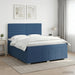 Pat boxspring cu saltea albastru 160 x 200 cm Țesătură - WALTI WALTI