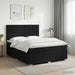 Pat boxspring cu saltea Negru 140 x 190 cm Țesătură - WALTI WALTI