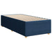 Pat boxspring cu saltea albastru 90 x 200 cm Țesătură - WALTI WALTI