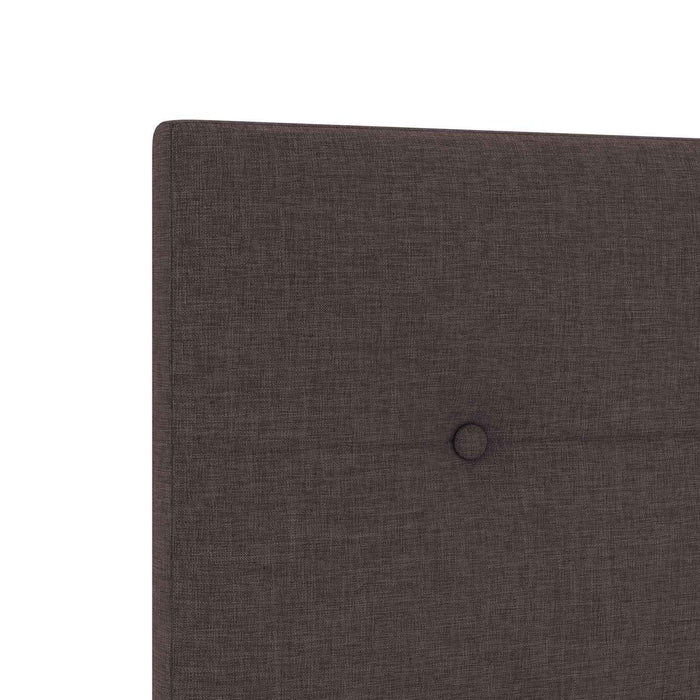 Pat boxspring cu saltea Maro închis 120 x 200 cm Țesătură - WALTI WALTI