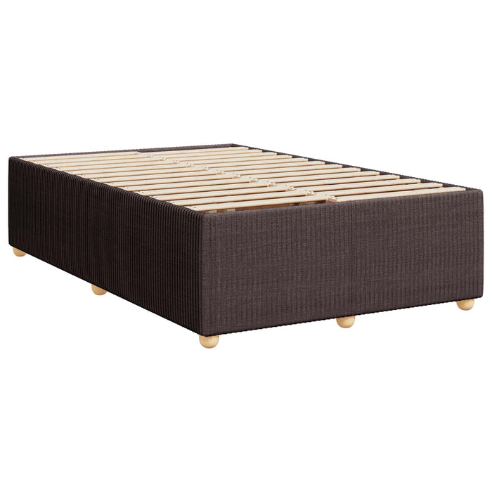 Pat boxspring cu saltea Maro închis 120 x 200 cm Țesătură - WALTI WALTI