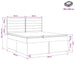 Pat boxspring cu saltea cu headboard Crem 180 x 200 cm Țesătură - WALTI WALTI