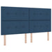 Pat boxspring cu saltea albastru 180 x 200 cm Țesătură - WALTI WALTI