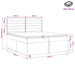 Pat boxspring cu saltea albastru 200 x 200 cm Țesătură - WALTI WALTI