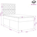 Pat boxspring cu saltea cu headboard Negru 80 x 200 cm Catifea - WALTI WALTI