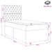 Pat boxspring cu saltea cu headboard Negru 100 x 200 cm Catifea - WALTI WALTI