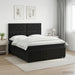 Pat boxspring cu saltea cu headboard Negru 140 x 200 cm Catifea - WALTI WALTI