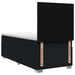 Pat boxspring cu saltea cu benzi LED Negru 80 x 200 cm Țesătură - WALTI WALTI