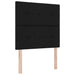 Pat boxspring cu saltea Negru 120 x 190 cm Țesătură - WALTI WALTI