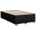 Pat boxspring cu saltea Negru 120 x 190 cm Țesătură - WALTI WALTI