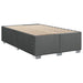 Pat boxspring cu saltea Gri închis 120 x 200 cm Țesătură - WALTI WALTI