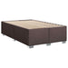 Pat boxspring cu saltea Maro închis 120 x 200 cm Țesătură - WALTI WALTI