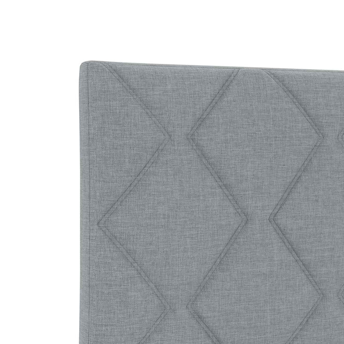 Pat boxspring cu saltea Gri deschis 160 x 200 cm Țesătură WALTI
