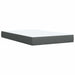 Pat boxspring cu saltea Gri închis 120 x 190 cm Țesătură - WALTI WALTI