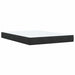 Pat cu arcuri LED și saltea Negru 160 x 200 cm Catifea - WALTI WALTI