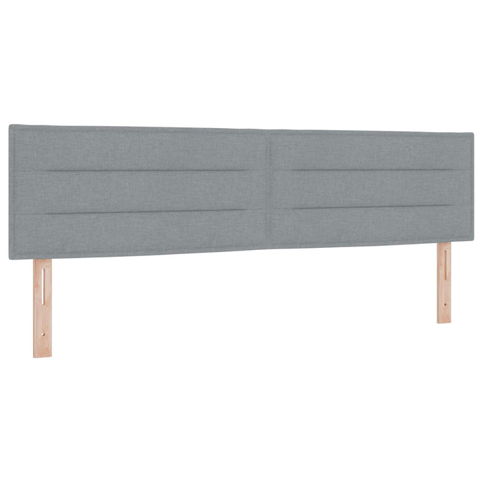 Pat ottoman cu saltea Gri deschis 180 x 200 cm Țesătură WALTI