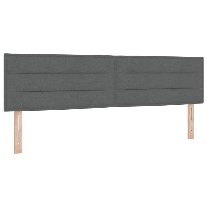 Pat ottoman cu saltea Gri închis 180 x 200 cm Țesătură WALTI