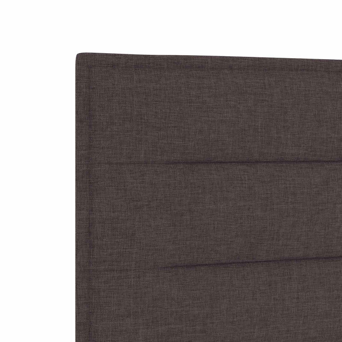 Pat ottoman cu saltea Maro închis 200 x 200 cm Țesătură WALTI