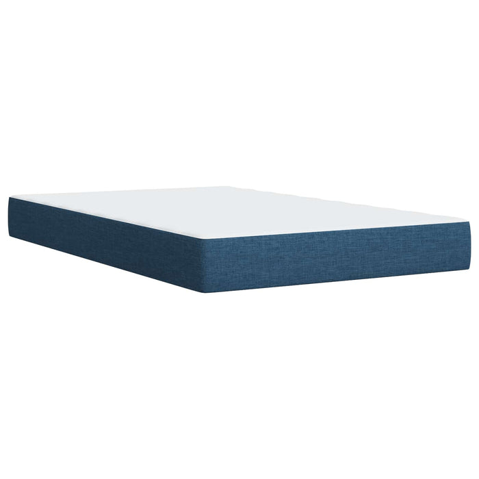 Pat ottoman cu saltea albastru 120 x 190 cm Țesătură - WALTI WALTI