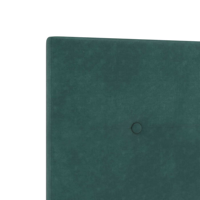 Pat ottoman cu saltea Verde închis 120 x 200 cm Catifea WALTI