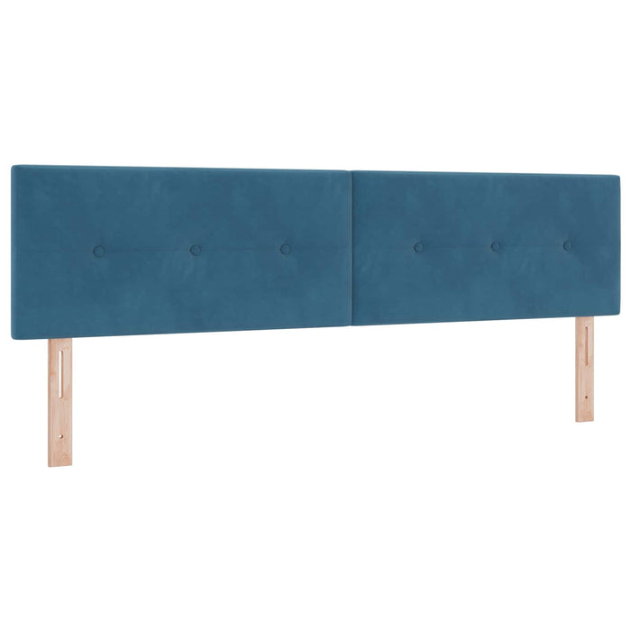 Pat Ottoman cu Saltea și LED Albastru închis 180 x 200 cm WALTI
