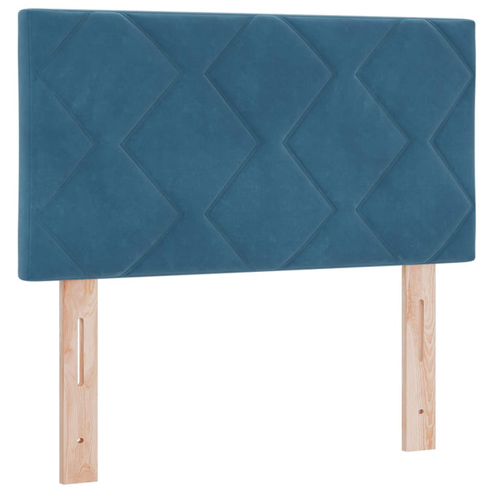 Pat Ottoman cu Saltea și LED Albastru închis 80 x 200 cm WALTI