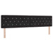 Pat Ottoman cu Saltea și LED Negru 200 x 200 cm Catifea - WALTI WALTI