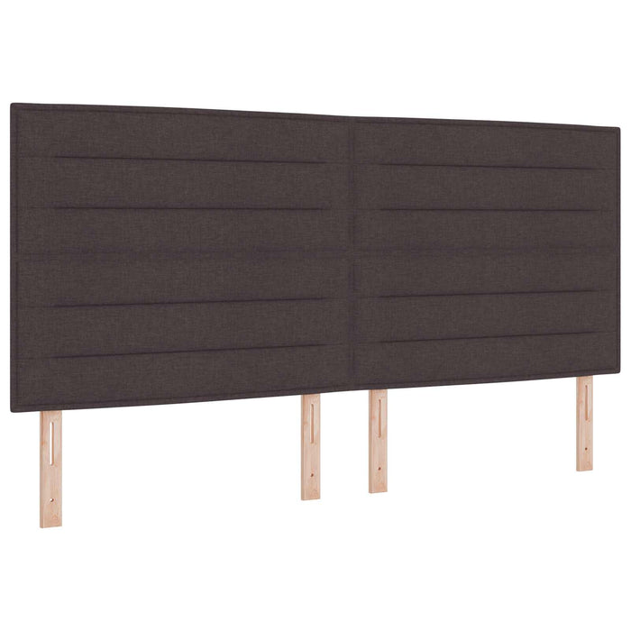 Pat ottoman cu saltea Maro închis 200 x 200 cm Țesătură WALTI