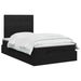 Pat ottoman cu saltea cu headboard Negru 120 x 200 cm Țesătură - WALTI WALTI