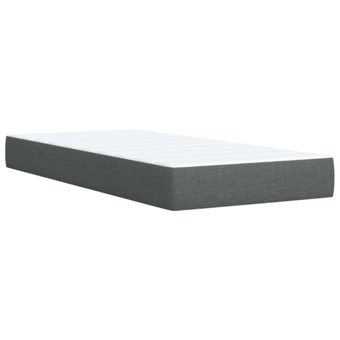 Pat ottoman cu saltea Gri închis 80 x 200 cm Țesătură WALTI