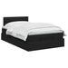 Pat Ottoman cu Saltea și LED Negru 120 x 190 cm Țesătură - WALTI WALTI