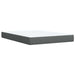Pat Ottoman cu Saltea și LED Gri închis 160 x 200 cm Țesătură - WALTI WALTI