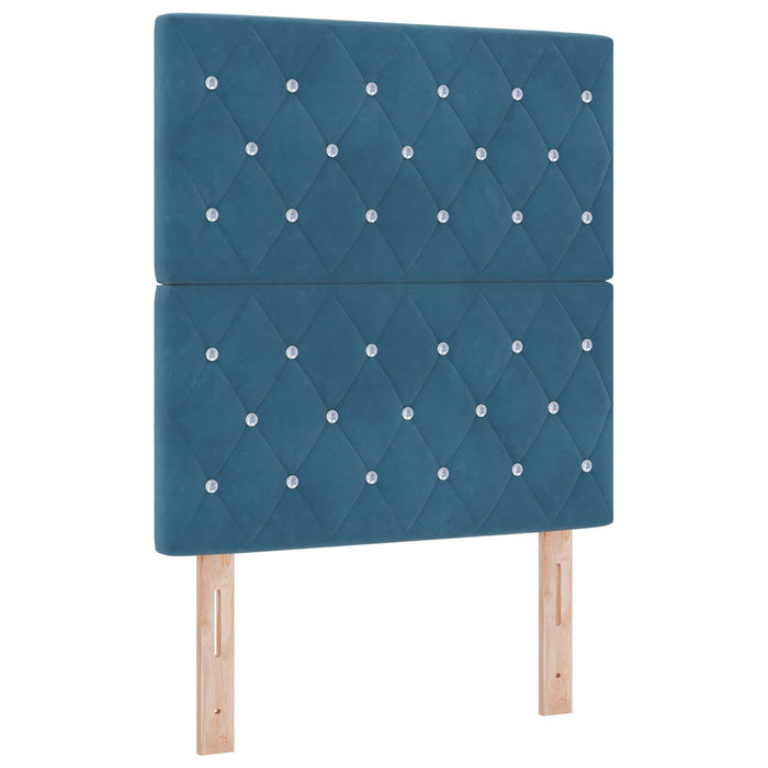 Pat Ottoman cu Saltea și LED Albastru închis 80 x 200 cm - WALTI WALTI