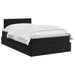 Pat Ottoman cu Saltea și LED Negru 120 x 190 cm Catifea - WALTI WALTI